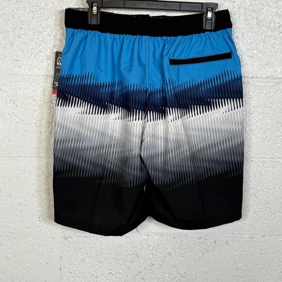Speedo Men's Print Bondi Basin 20" Boardshorts, Anthracite/blue Small - Picture 5 of 7